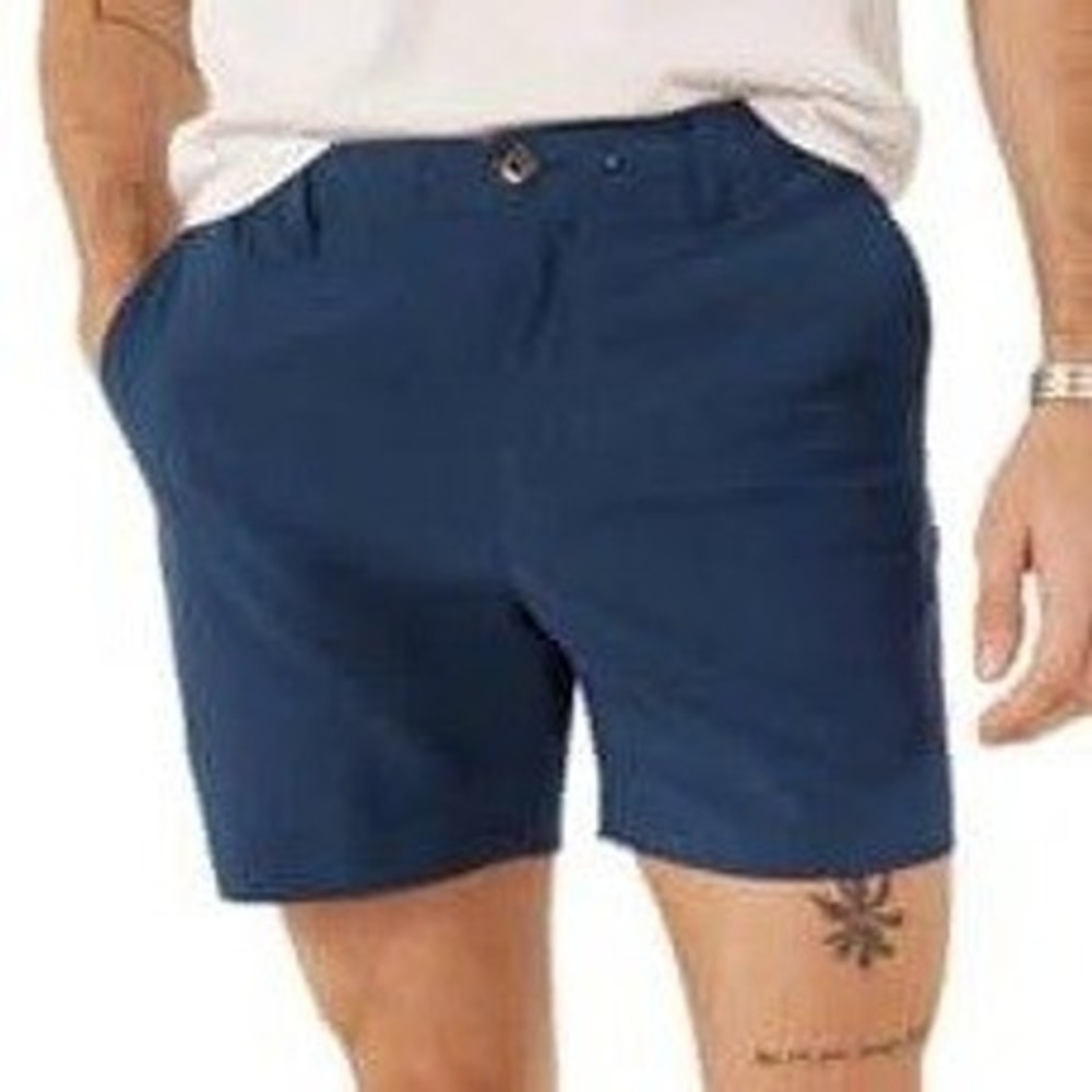 NWT Chubbies Everywear Shorts Men's XL Navy Blue 6 Inseam Casual